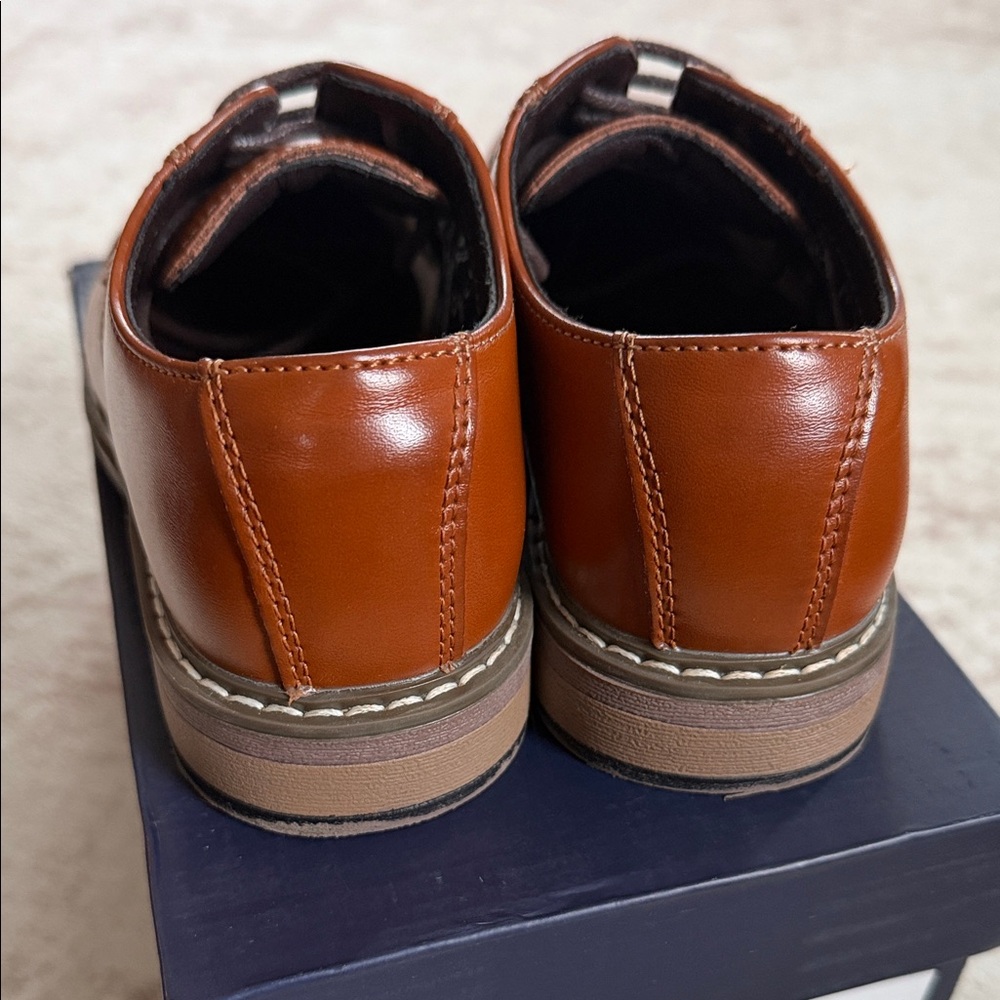 Bruno Marc Kids' Brown Dress Shoes - Picture 5 of 10